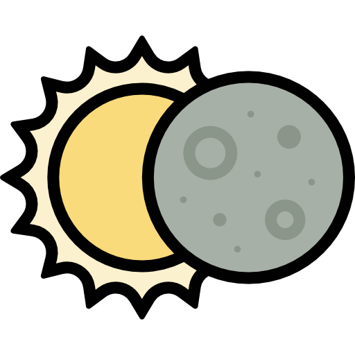 eclipse All-inclusive Lineal color icono