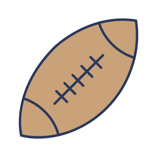 ラグビーボール Dinosoft Lineal Color icon