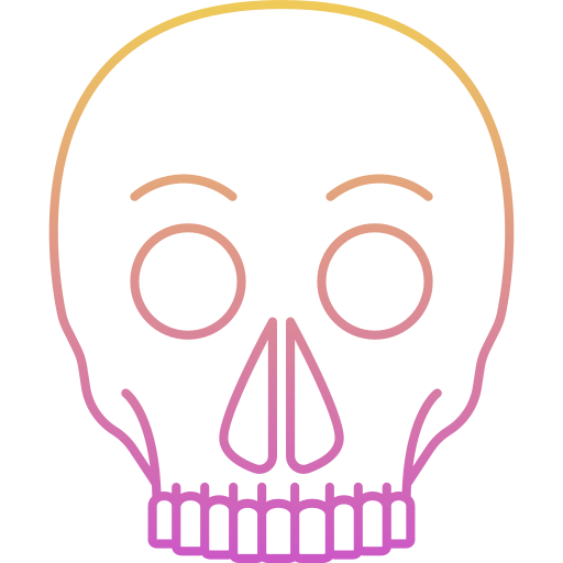 czaszka Generic Gradient ikona