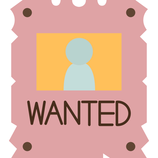 Wanted Amethys Design Flat icon