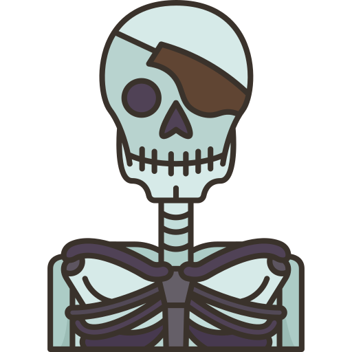 Skeleton Amethys Design Lineal Color icon