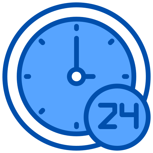24 hours xnimrodx Blue icon