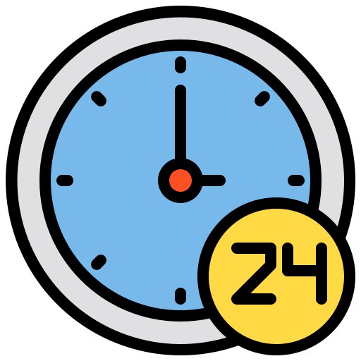 24時間 xnimrodx Lineal Color icon