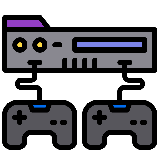 konsola do gier xnimrodx Lineal Color ikona
