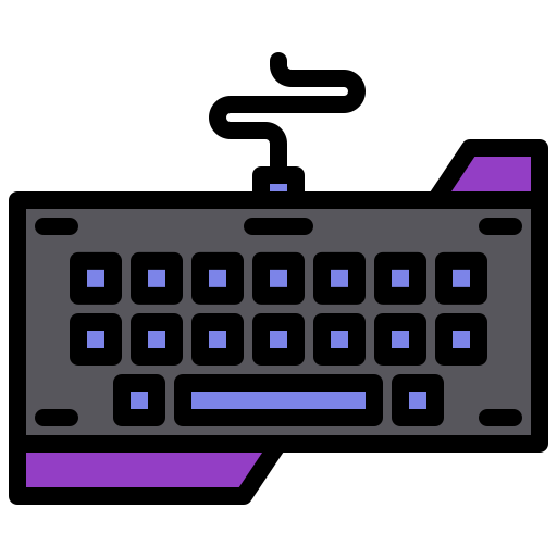 clavier xnimrodx Lineal Color Icône