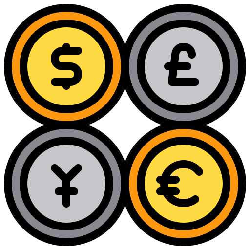 moneta xnimrodx Lineal Color ikona