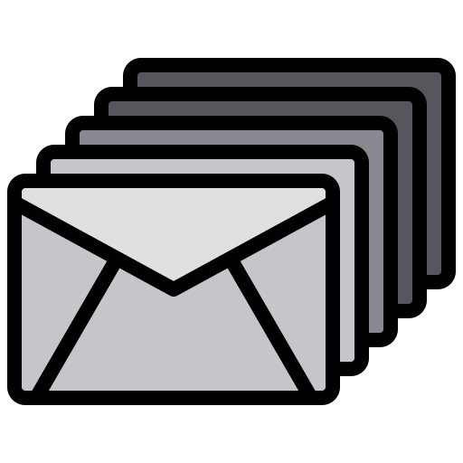 e-mail xnimrodx Lineal Color icon