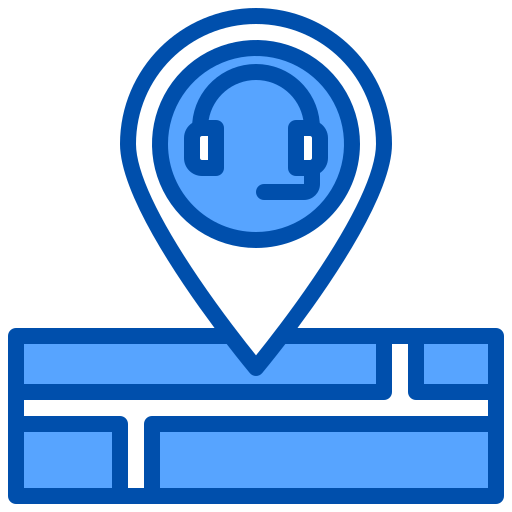 地図 xnimrodx Blue icon