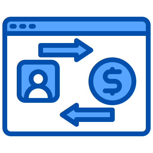 Online transfer xnimrodx Blue icon