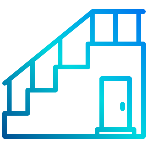 階段 xnimrodx Lineal Gradient icon