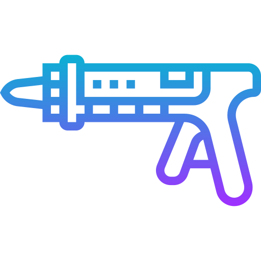 pistola a colla Meticulous Gradient icona