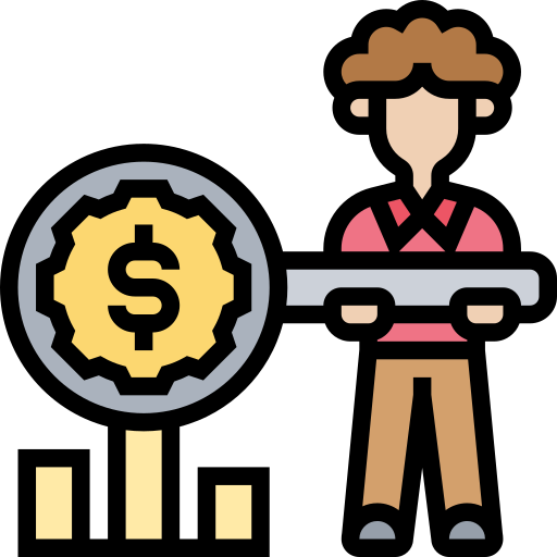 Market analysis Meticulous Lineal Color icon