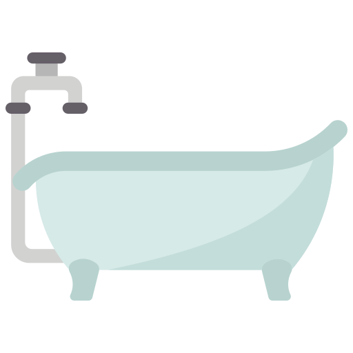 목욕통 Amethys Design Flat icon