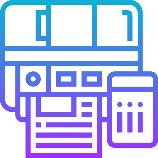 printer Meticulous Gradient icoon