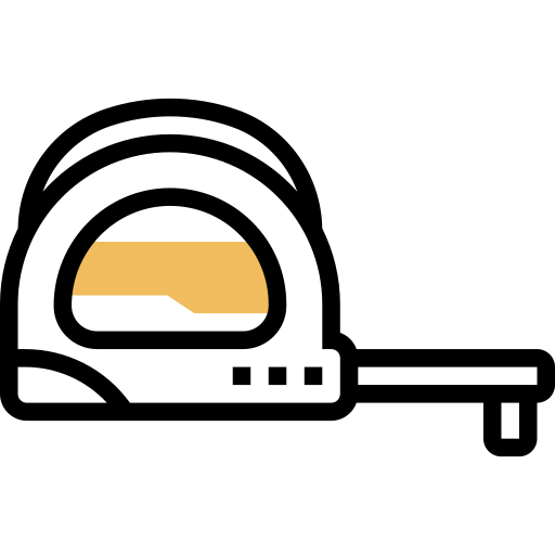 メジャーテープ Meticulous Yellow shadow icon