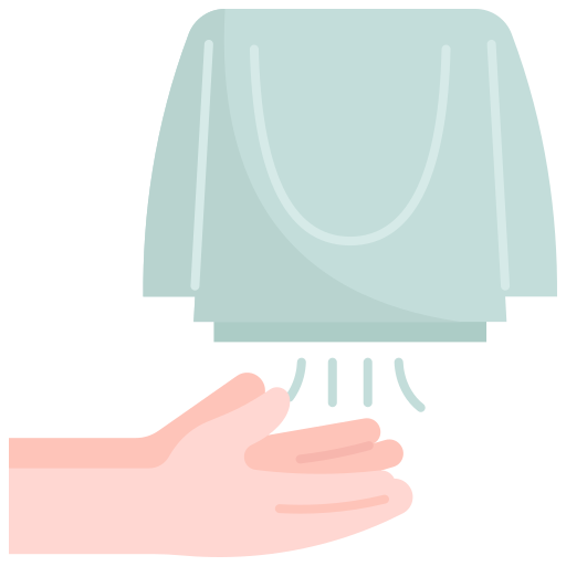 Hand dryer Amethys Design Flat icon
