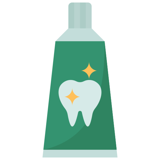 Toothpaste Amethys Design Flat icon