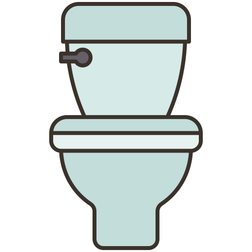 Toilet Amethys Design Lineal Color icon