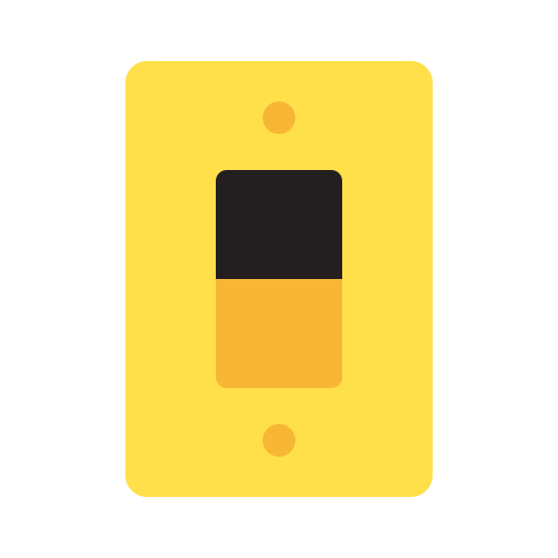 lichtschalter Generic Flat icon