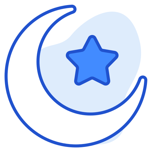 Crescent moon Generic Rounded Shapes icon