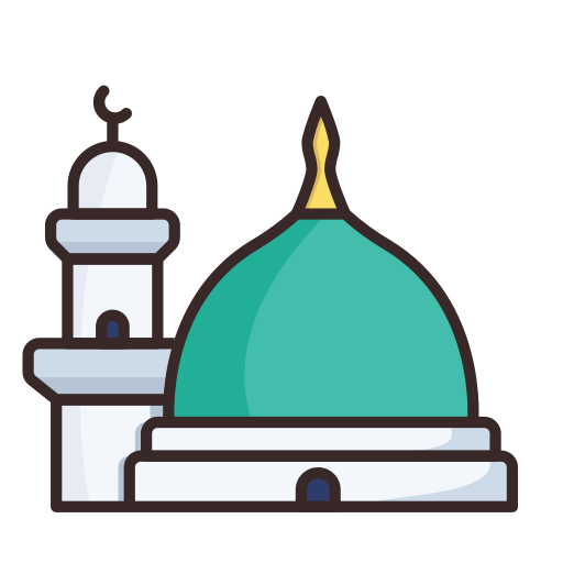nabawi-moskee Generic Outline Color icoon