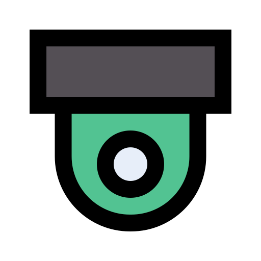 kamerka internetowa Vector Stall Lineal Color ikona