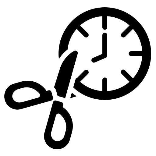 skróć czas Generic Glyph ikona