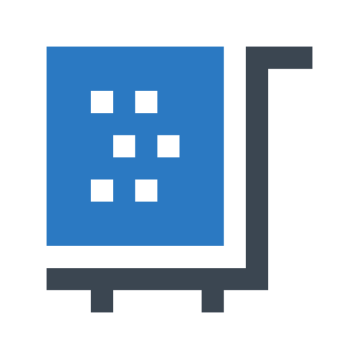 수하물 카트 Generic Blue icon