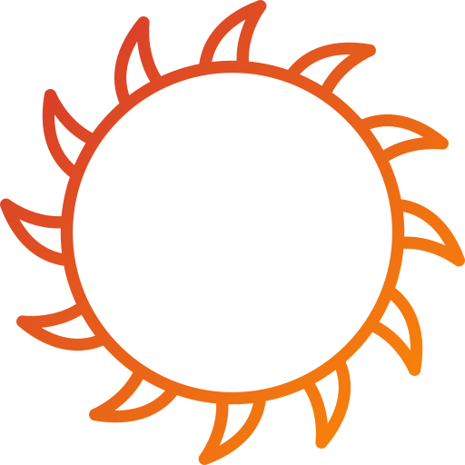 słoneczny Generic Gradient ikona