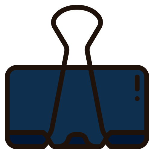Paperclip Generic Outline Color icon