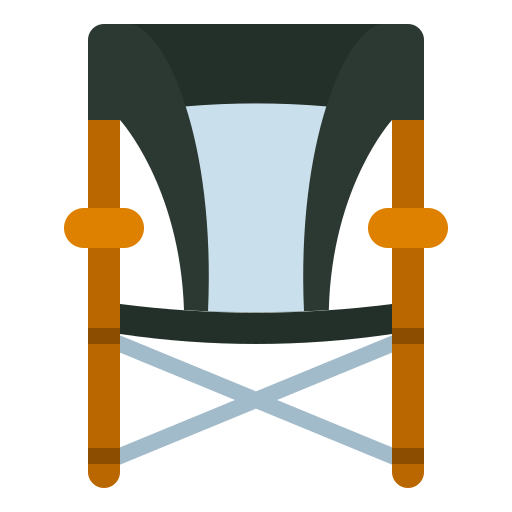 chaise de camping Generic Flat Icône