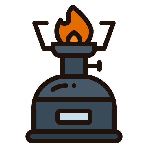 キャンプ用ガス Generic Outline Color icon