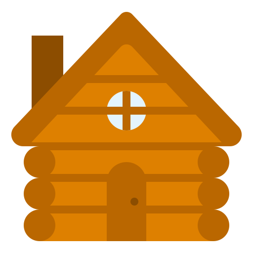 Wooden house Generic Flat icon