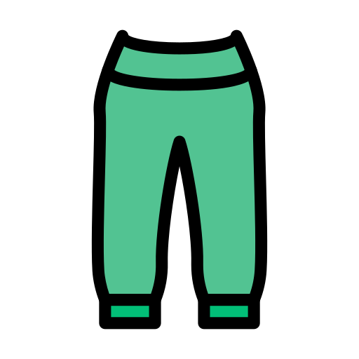 Trousers Vector Stall Lineal Color icon