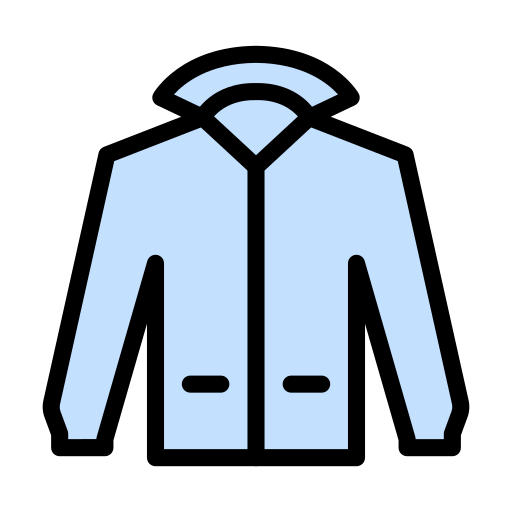 Jacket Vector Stall Lineal Color icon
