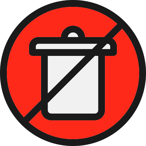 No littering Generic Outline Color icon