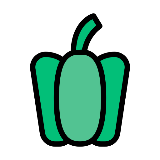 paprika Vector Stall Lineal Color icon