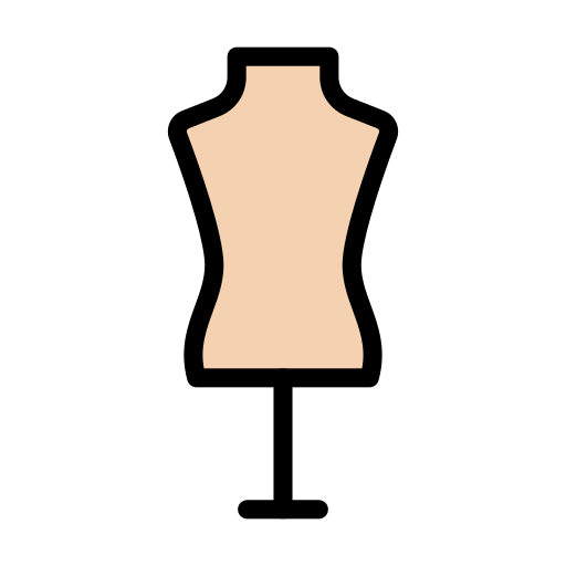 Dressmaker Vector Stall Lineal Color icon