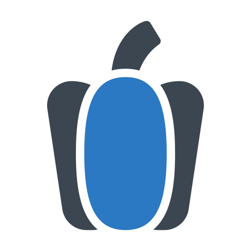 pimentão Generic Blue Ícone