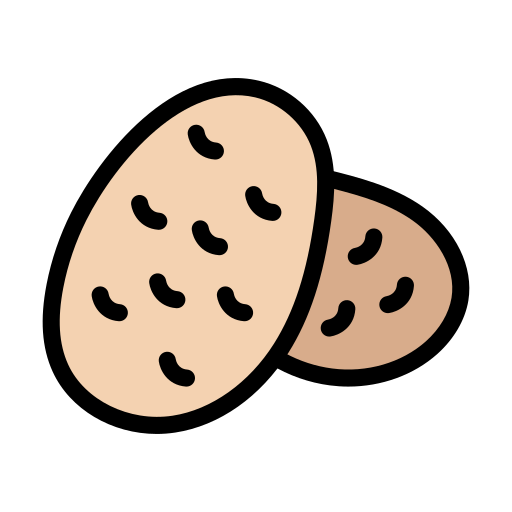 ziemniak Vector Stall Lineal Color ikona