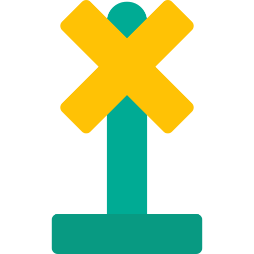 Level crossing Generic Flat icon