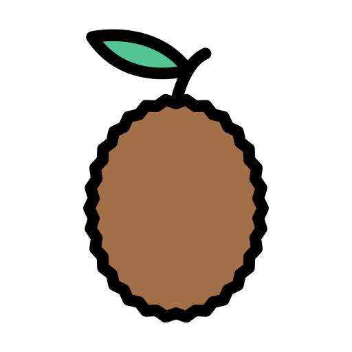 lychee Vector Stall Lineal Color icono