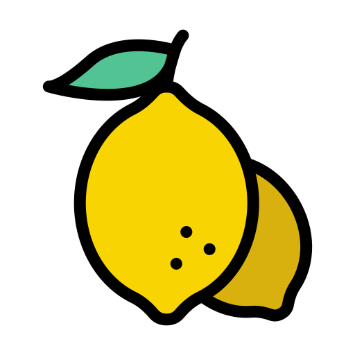 レモン Vector Stall Lineal Color icon