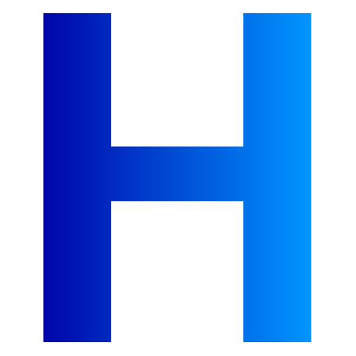 lettera h Generic Flat Gradient icona