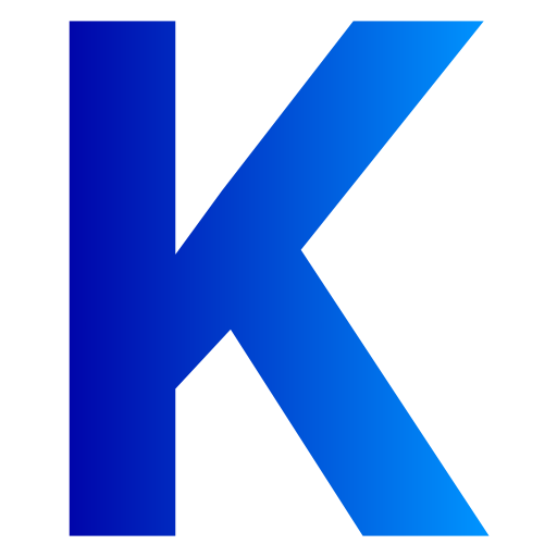 Буква k Generic Flat Gradient иконка