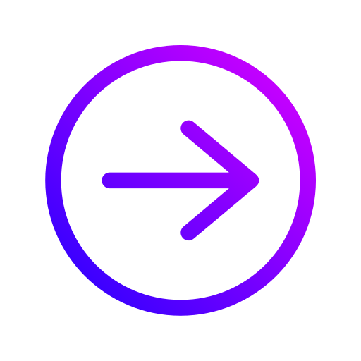 Arrow circle Generic Gradient icon
