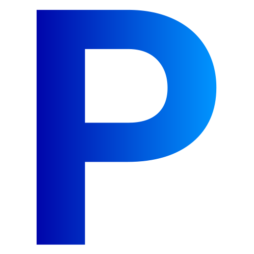 편지 p Generic Flat Gradient icon