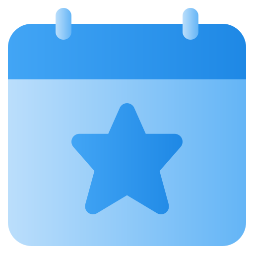 Calendar Generic Flat Gradient icon