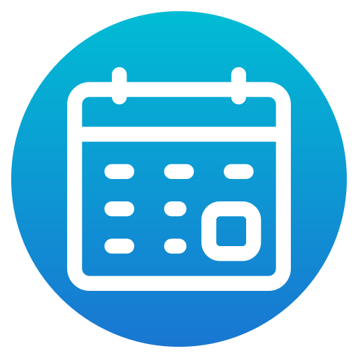 calendario Generic Circular icona