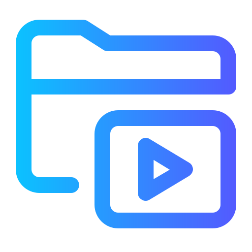 비디오 파일 Generic Gradient icon